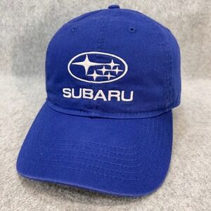 Subaru Logo Mens Blue Subaru Baseball Hat Snapback Adjustable OSFA